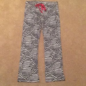 Zebra Print Pajama Pants